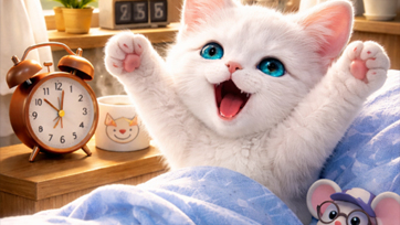 Cat Daily Routine Part 1 – Morning Wake Up & Cute Start of the Day